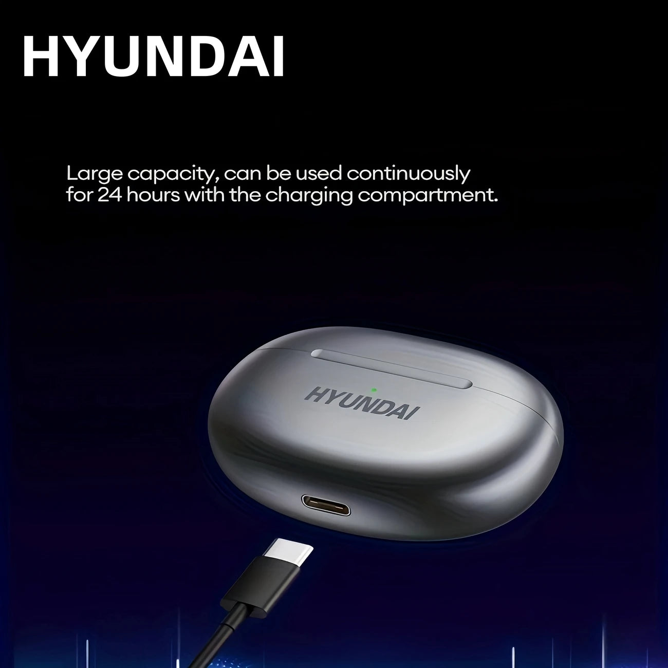 HYUNDAI 2025 Wireless Earbuds-VIOLETAK